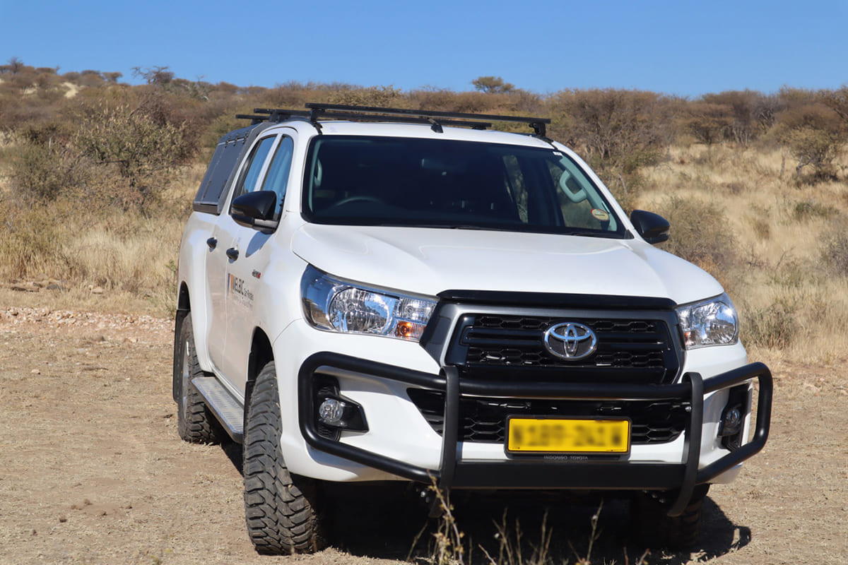Melbic 4x4 Car Rentals Namibia Toyota Hilux 2.4 Double Cab with No Tent