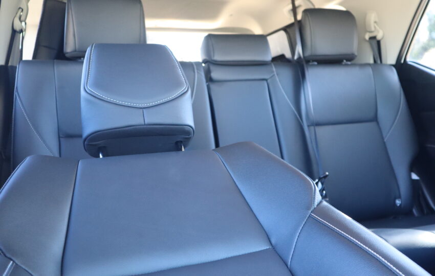 Melbic 4x4 Car Rentals Namibia Toyota Fortuner Back Seats