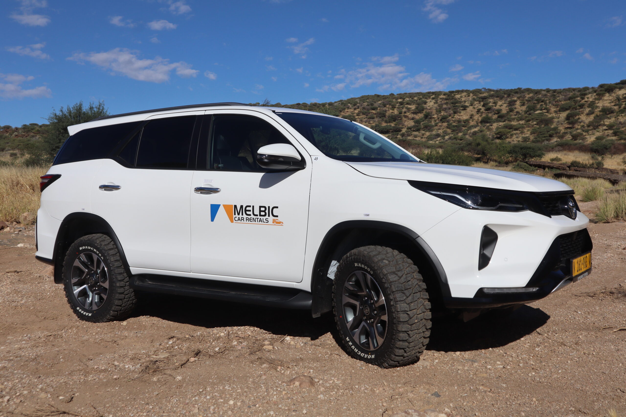 Melbic 4x4 Car Rentals Namibia Toyota Fortuner