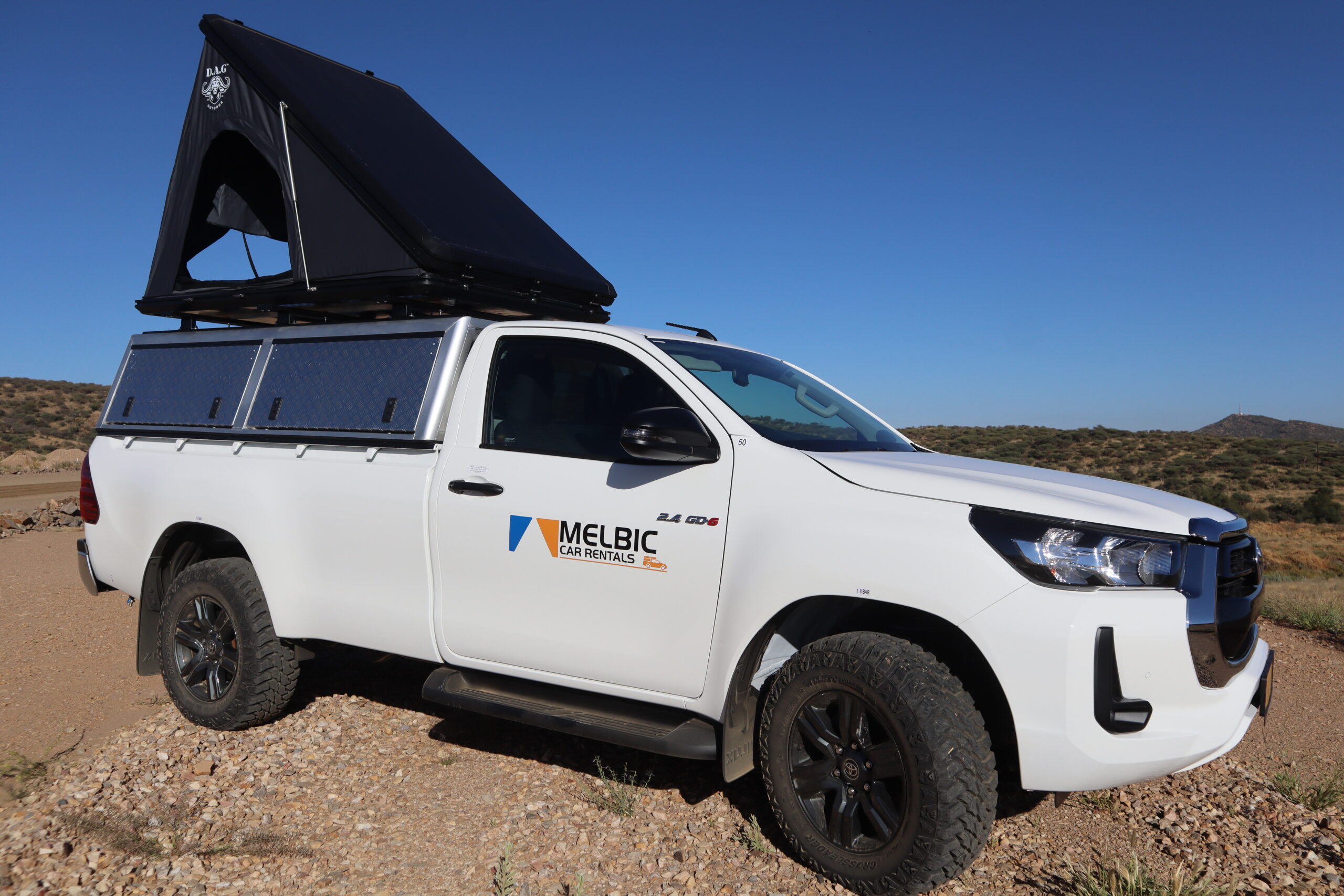 Melbic 4x4 Car Rentals Namibia Toyota Hilux Single Cab