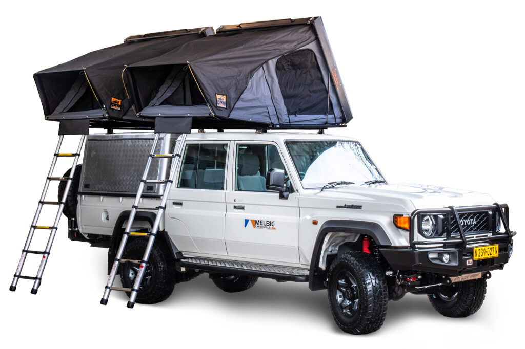 Landcruiser Double Hard Tent Open